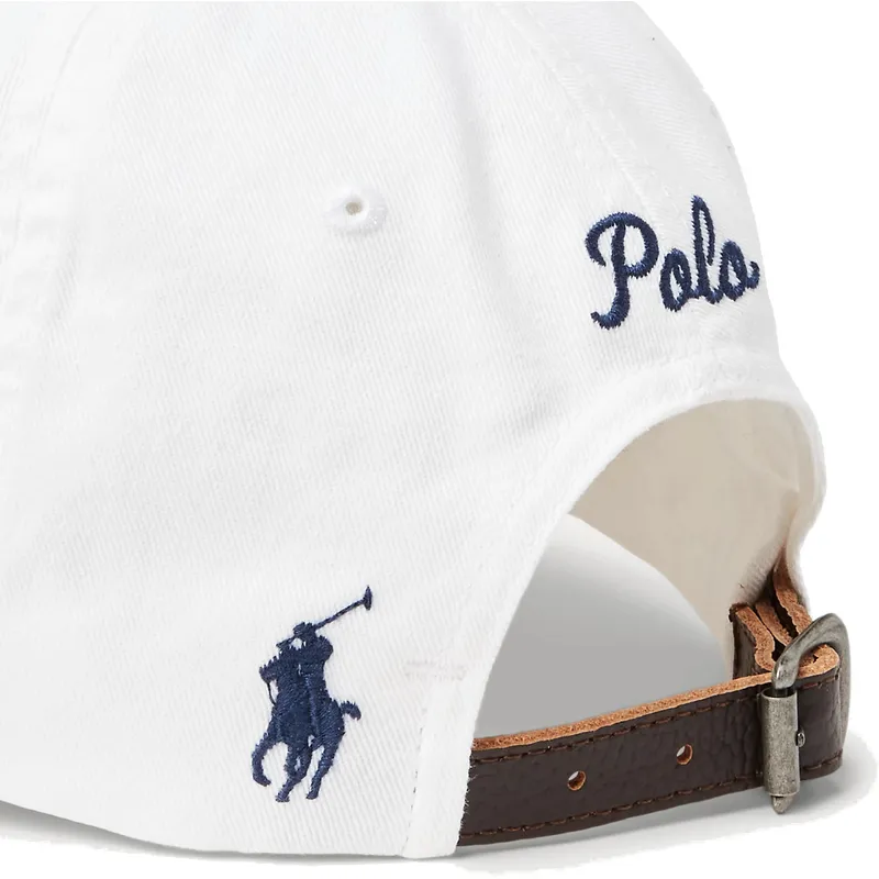 kepure-islenkta-balta-reguliuojamas-chino-classic-sport-script-polo-ralph-lauren