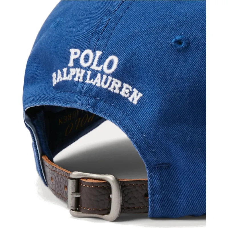kepure-islenkta-melyna-reguliuojamas-classic-sport-bear-polo-ralph-lauren