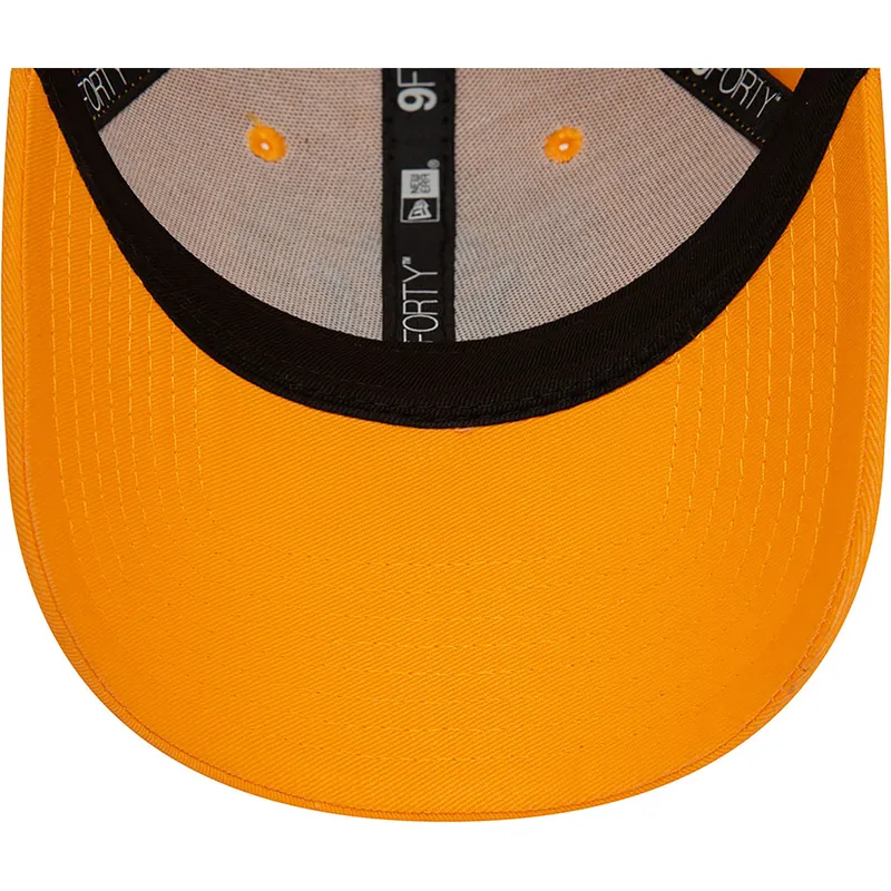 kepure-islenkta-oranzine-reguliuojamas-9forty-league-essential-new-york-yankees-mlb-new-era