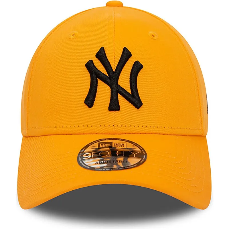 kepure-islenkta-oranzine-reguliuojamas-9forty-league-essential-new-york-yankees-mlb-new-era
