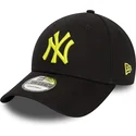 kepure-islenkta-juoda-reguliuojamas-9forty-league-essential-new-york-yankees-mlb-new-era