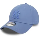 kepure-islenkta-melyna-reguliuojamas-9forty-league-essential-new-york-yankees-mlb-new-era