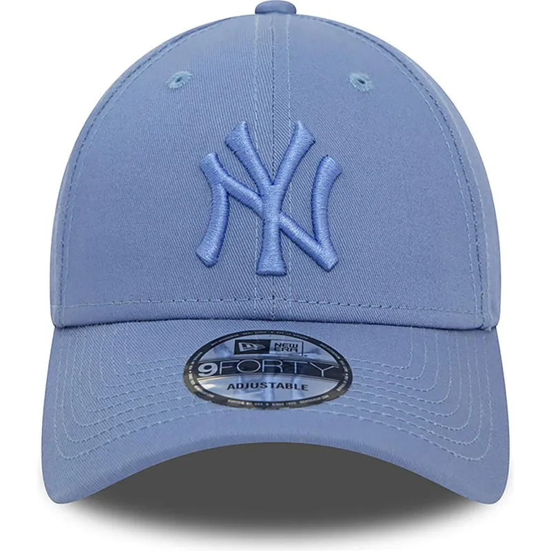 kepure-islenkta-melyna-reguliuojamas-9forty-league-essential-new-york-yankees-mlb-new-era