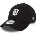 kepure-islenkta-juoda-reguliuojamas-9forty-league-essential-detroit-tigers-mlb-new-era