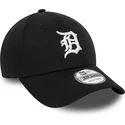 kepure-islenkta-juoda-reguliuojamas-9forty-league-essential-detroit-tigers-mlb-new-era