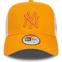 kepure-islenkta-oranzine-snapback-a-frame-league-essential-new-york-yankees-mlb-new-era