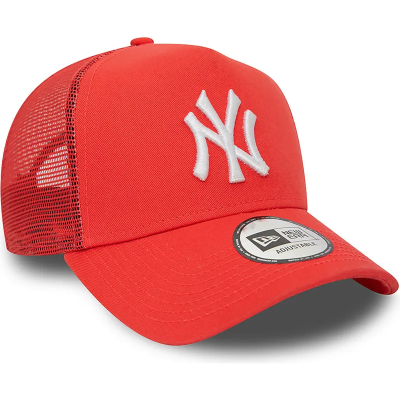 kepure-islenkta-raudona-snapback-a-frame-league-essential-new-york-yankees-mlb-new-era