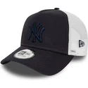 kepure-islenkta-tamsiai-melyna-snapback-a-frame-league-essential-new-york-yankees-mlb-new-era