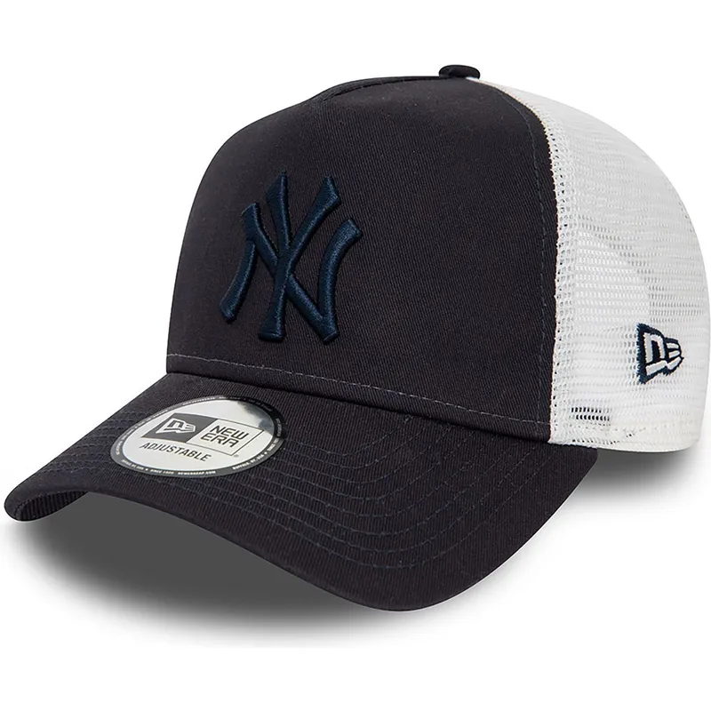 kepure-islenkta-tamsiai-melyna-snapback-a-frame-league-essential-new-york-yankees-mlb-new-era