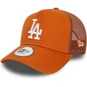 brazowa-czapka-trucker-a-frame-league-essential-los-angeles-dodgers-mlb-od-new-era