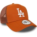 kepure-islenkta-ruda-snapback-a-frame-league-essential-los-angeles-dodgers-mlb-new-era
