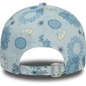 kepure-islenkta-melyna-reguliuojamas-9forty-floral-all-over-print-new-york-yankees-mlb-new-era