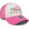 kepure-islenkta-rozine-snapback-a-frame-foam-front-florida-beach-club-new-era