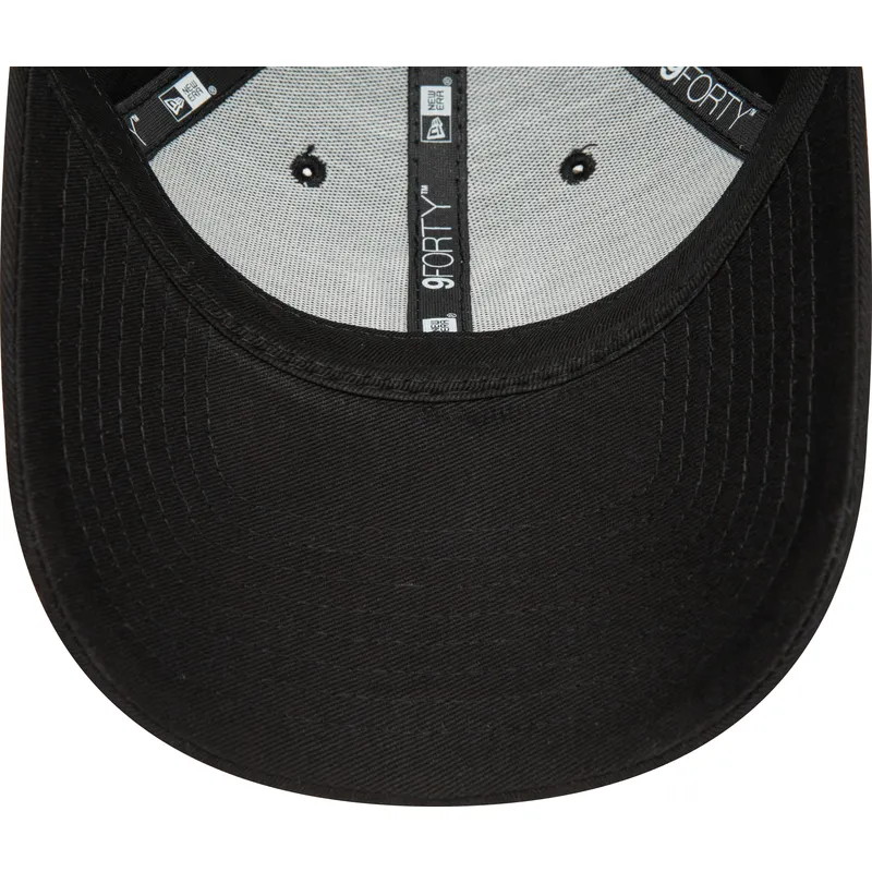 kepure-islenkta-juoda-reguliuojamas-9forty-flower-new-york-yankees-mlb-new-era