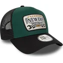 czapka-trucker-zielono-czarna-a-frame-patch-motorsport-od-new-era