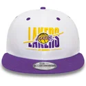 biala-i-fioletowa-czapka-z-daszkiem-snapback-9fifty-white-crown-los-angeles-lakers-nba-new-era