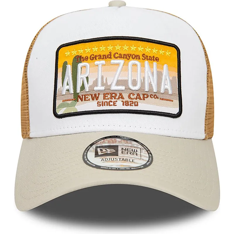 kepure-islenkta-ruda-snapback-a-frame-patch-arizona-new-era
