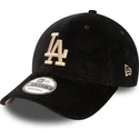 kepure-islenkta-juoda-reguliuojamas-9forty-cord-los-angeles-dodgers-mlb-new-era
