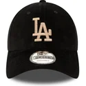 kepure-islenkta-juoda-reguliuojamas-9forty-cord-los-angeles-dodgers-mlb-new-era
