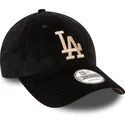 czarna-zakrzywiona-regulowana-czapka-9forty-cord-los-angeles-dodgers-mlb-od-new-era