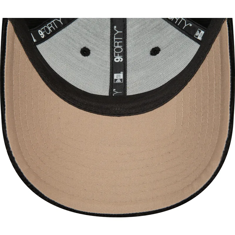 kepure-islenkta-juoda-reguliuojamas-9forty-cord-los-angeles-dodgers-mlb-new-era