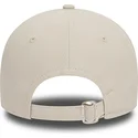 bezowa-czapka-z-zakrzywionym-daszkiem-regulowana-z-brazowym-logo-9twenty-boucle-los-angeles-dodgers-mlb-od-new-era