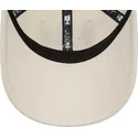 bezowa-czapka-z-zakrzywionym-daszkiem-regulowana-z-brazowym-logo-9twenty-boucle-los-angeles-dodgers-mlb-od-new-era