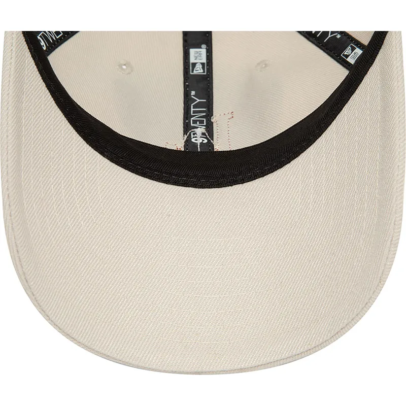 czapka-z-daszkiem-bezowa-regulowana-z-brazowym-logo-9twenty-boucle-los-angeles-dodgers-mlb-od-new-era