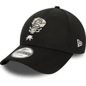 kepure-islenkta-juoda-reguliuojamas-9forty-minor-league-lansing-lugnuts-milb-new-era