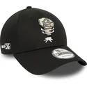 kepure-islenkta-juoda-reguliuojamas-9forty-minor-league-lansing-lugnuts-milb-new-era