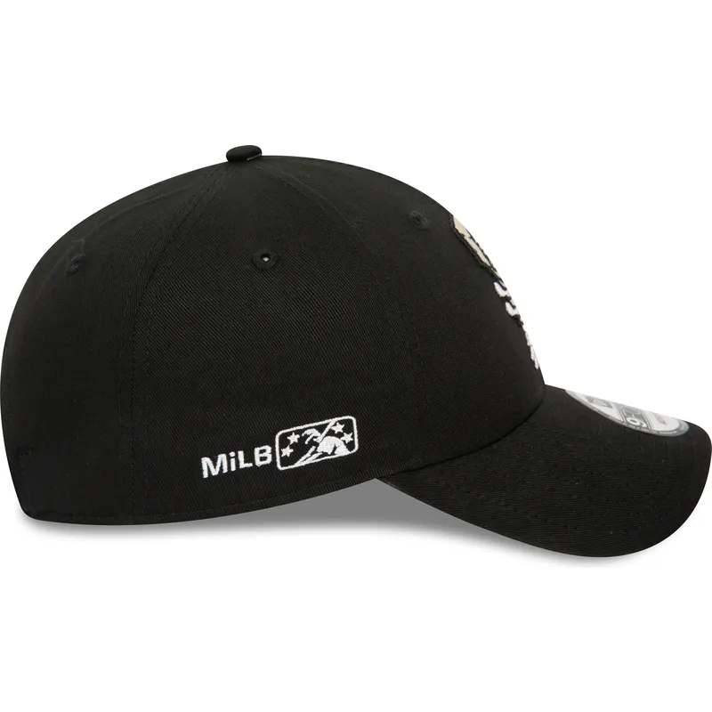 czarna-regulowana-czapka-z-zakrzywionym-daszkiem-9forty-minor-league-lansing-lugnuts-milb-new-era