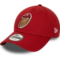 kepure-islenkta-raudona-reguliuojamas-9forty-minor-league-modesto-nuts-milb-new-era