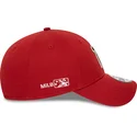 kepure-islenkta-raudona-reguliuojamas-9forty-minor-league-modesto-nuts-milb-new-era