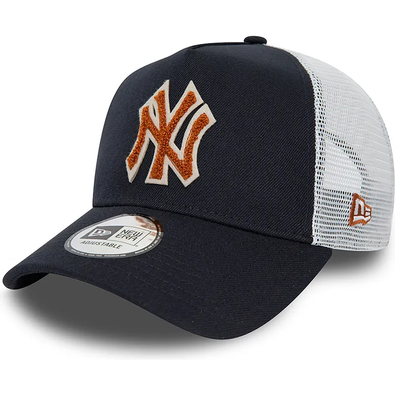 kepure-islenkta-tamsiai-melyna-snapback-a-frame-boucle-new-york-yankees-mlb-new-era