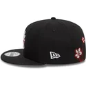 kepure-plokscia-juoda-snapback-9fifty-flower-icon-new-york-yankees-mlb-new-era