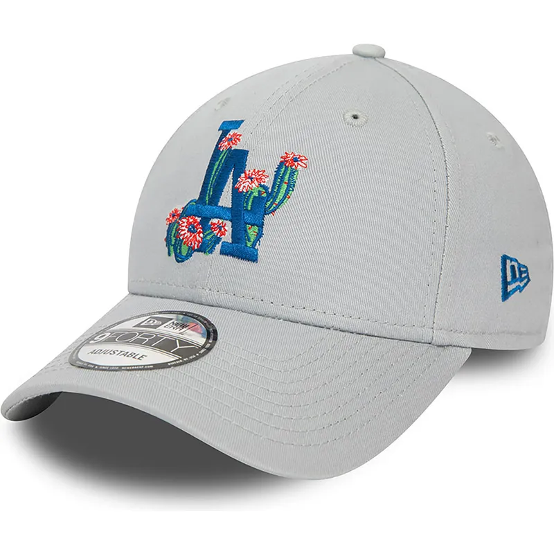 kepure-islenkta-pilka-reguliuojamas-9forty-flower-icon-los-angeles-dodgers-mlb-new-era
