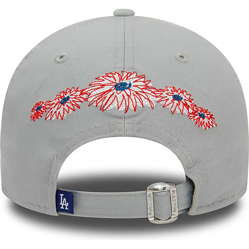 kepure-islenkta-pilka-reguliuojamas-9forty-flower-icon-los-angeles-dodgers-mlb-new-era