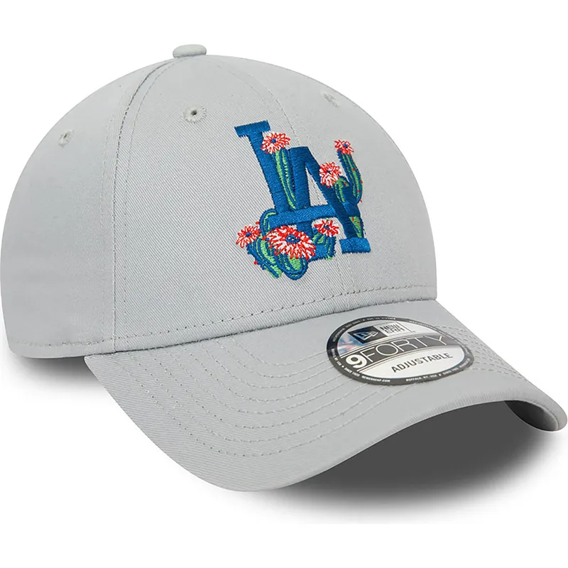kepure-islenkta-pilka-reguliuojamas-9forty-flower-icon-los-angeles-dodgers-mlb-new-era