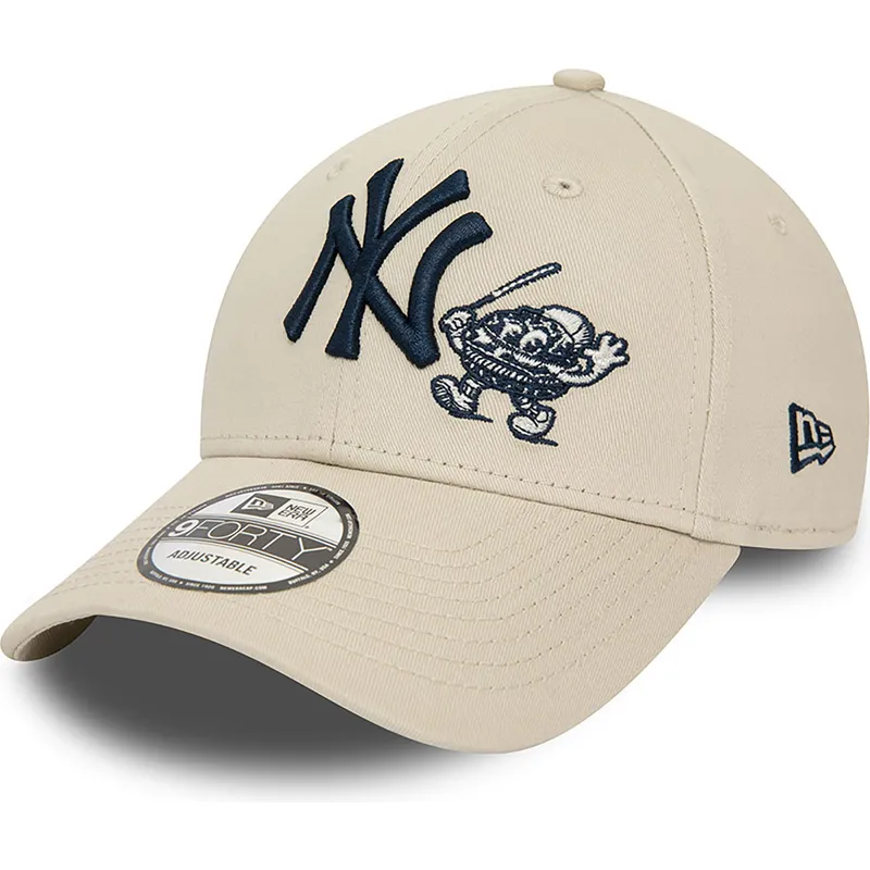 kepure-islenkta-smelio-reguliuojamas-9forty-food-character-new-york-yankees-mlb-new-era