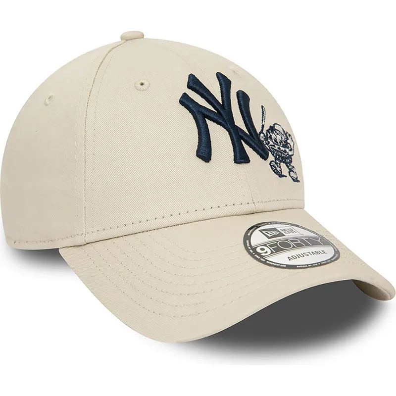 kepure-islenkta-smelio-reguliuojamas-9forty-food-character-new-york-yankees-mlb-new-era