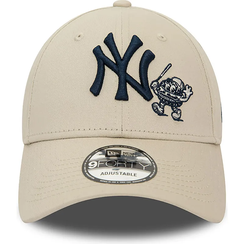 kepure-islenkta-smelio-reguliuojamas-9forty-food-character-new-york-yankees-mlb-new-era