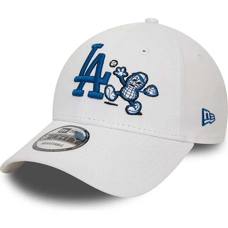 kepure-islenkta-balta-reguliuojamas-9forty-food-character-los-angeles-dodgers-mlb-new-era