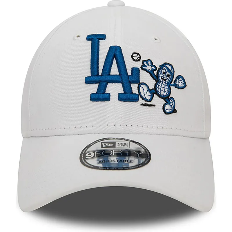kepure-islenkta-balta-reguliuojamas-9forty-food-character-los-angeles-dodgers-mlb-new-era