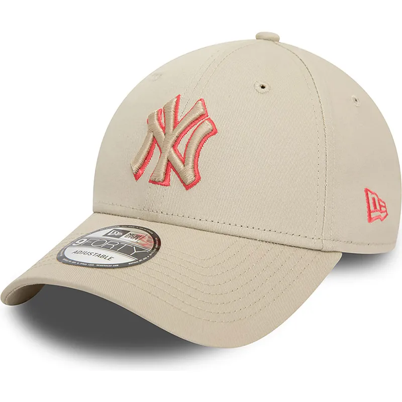 kepure-islenkta-smelio-reguliuojamas-9forty-team-outline-new-york-yankees-mlb-new-era