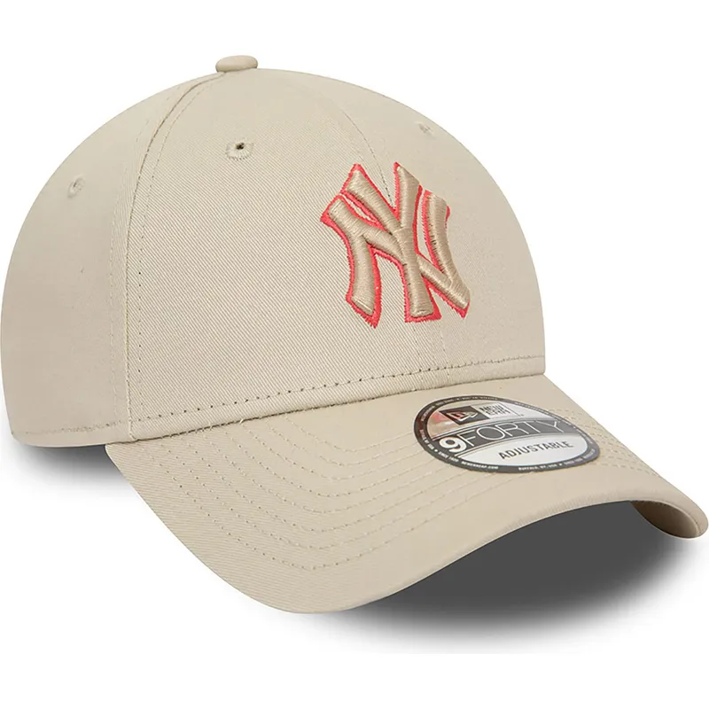 kepure-islenkta-smelio-reguliuojamas-9forty-team-outline-new-york-yankees-mlb-new-era