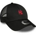 kepure-islenkta-juoda-reguliuojamas-9forty-home-field-new-york-yankees-mlb-new-era