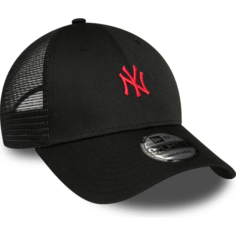 kepure-islenkta-juoda-reguliuojamas-9forty-home-field-new-york-yankees-mlb-new-era