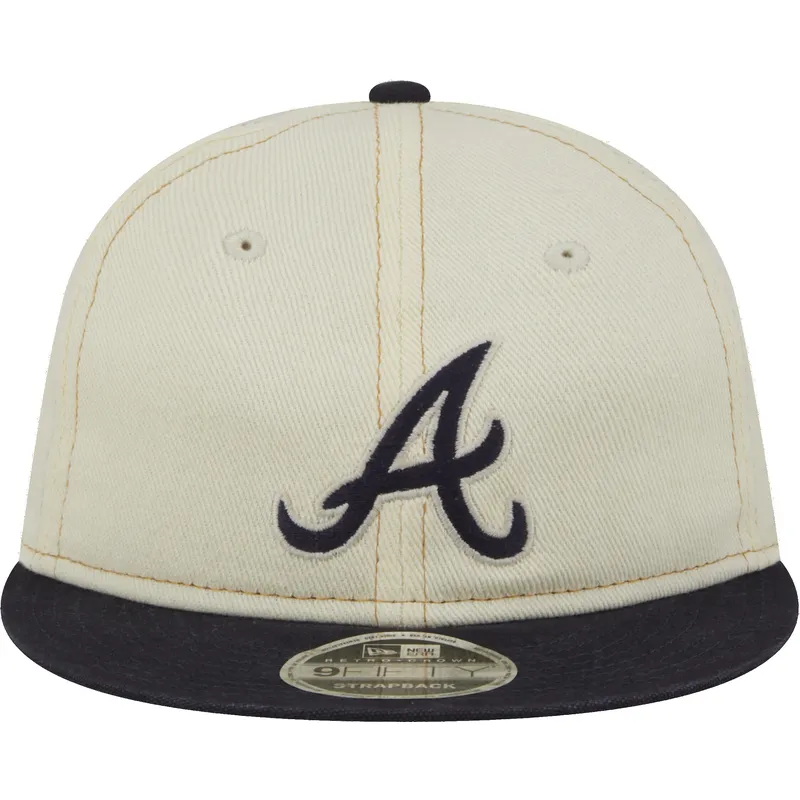 bezowa-i-granatowa-czapka-z-daszkiem-9fifty-retro-crown-denim-atlanta-braves-mlb-new-era