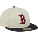 bezowo-granatowa-czapka-z-plaskim-daszkiem-9fifty-retro-crown-denim-boston-red-sox-mlb-od-new-era