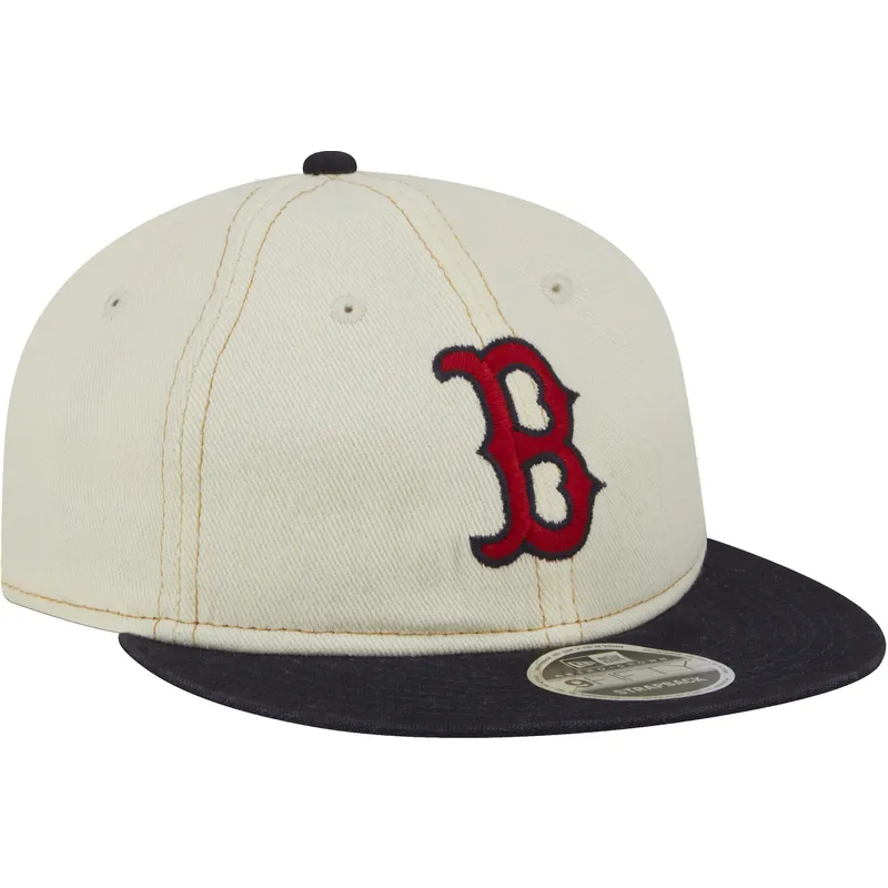 bezowa-i-granatowa-czapka-z-daszkiem-9fifty-retro-crown-denim-boston-red-sox-mlb-new-era